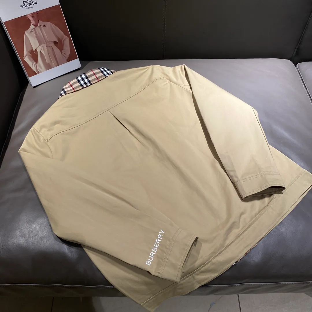 Burberry 2024 BBR ， ， ， Khaki ， + ， ， ， ， ！ ， Breathable ， ， ， ， 。 ， Versatile，Classic Retro ， ， ， ， 、 ， Quality， ！ :Khaki Size:S-XL